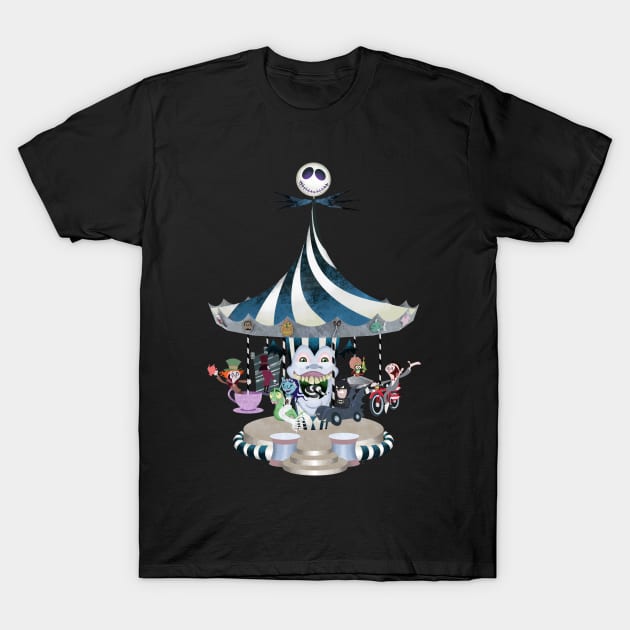 Burton Carousel T-Shirt by Cartarsauce Threads 